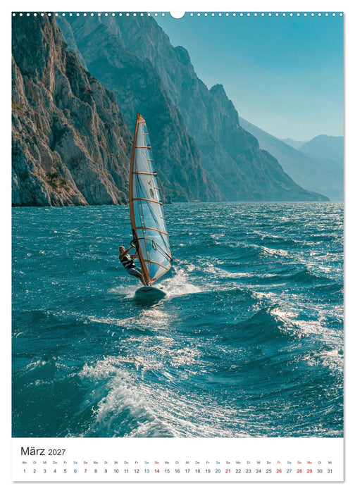 Gardasee Panorama (CALVENDO Premium Wandkalender 2027)