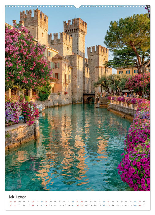 Gardasee Panorama (CALVENDO Premium Wandkalender 2027)