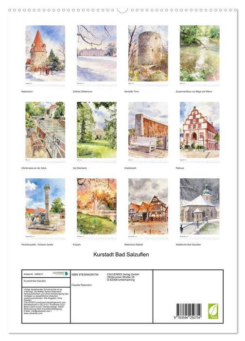 Kurstadt Bad Salzuflen (CALVENDO Premium Wandkalender 2027)