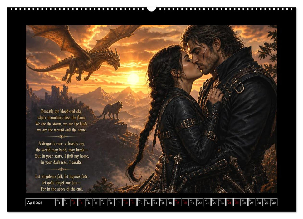 Zwischen Drachenfeuer und Mondschatten (CALVENDO Wandkalender 2027)