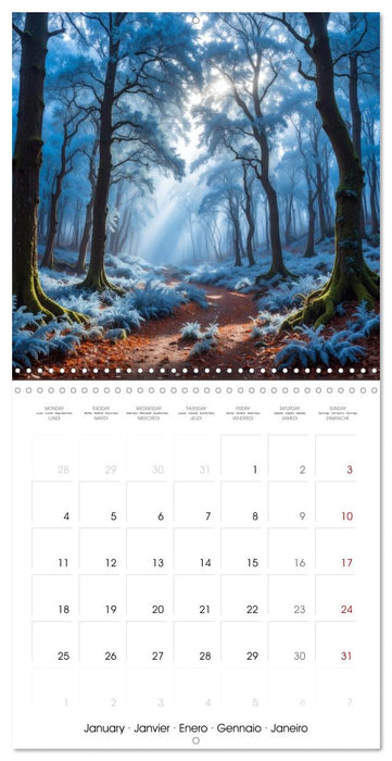 La forêt au fil des saisons (CALVENDO Calendrier mensuel 2027)
