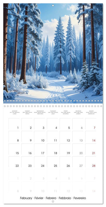 La forêt au fil des saisons (CALVENDO Calendrier mensuel 2027)