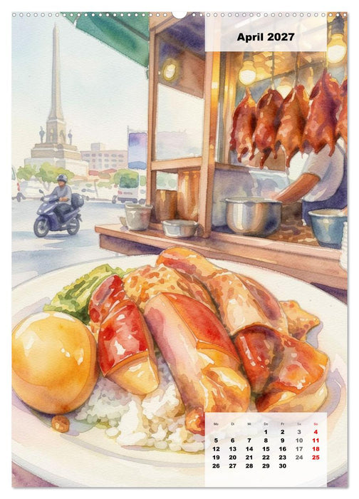 Genusswelten Bangkok (CALVENDO Wandkalender 2027)