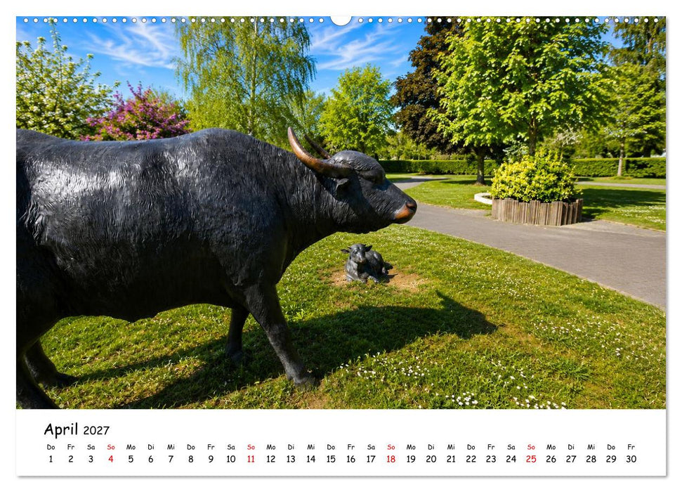 Erlensee und Wasserbüffel (CALVENDO Wandkalender 2027)