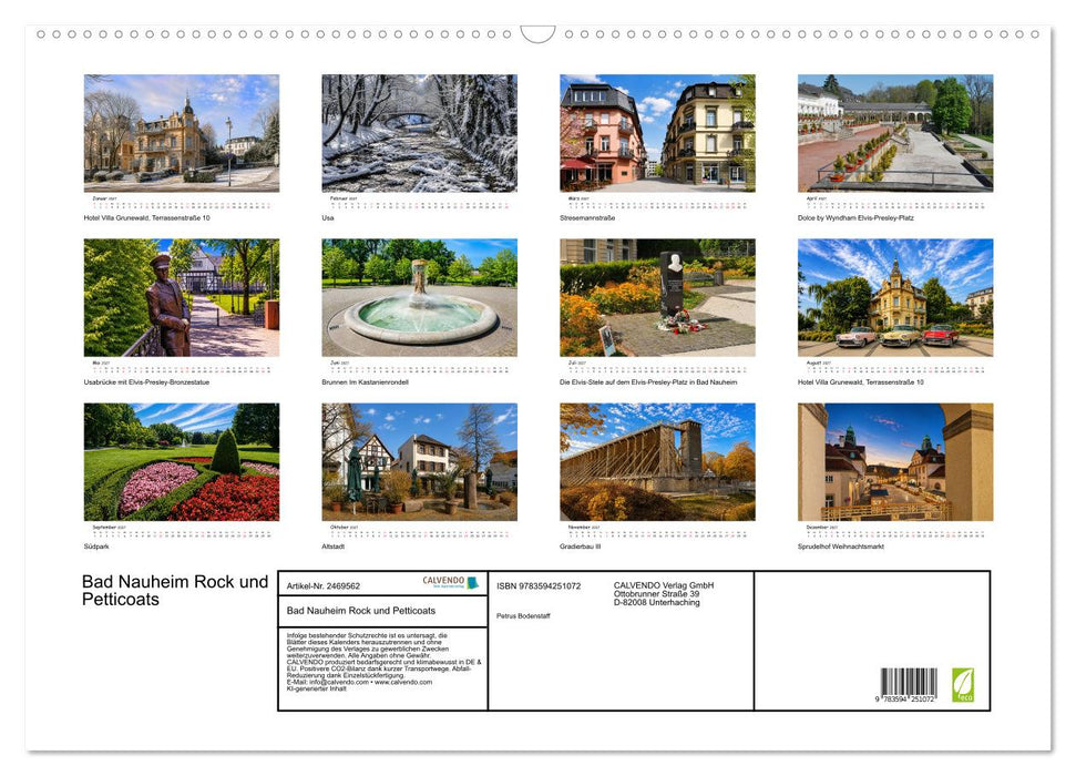 Bad Nauheim Rock und Petticoats (CALVENDO Wandkalender 2027)