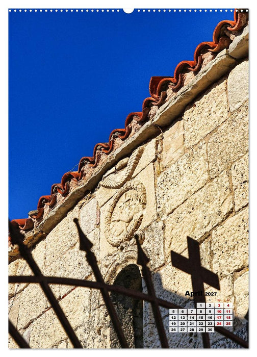 Kirchen rund um die Bucht von Kotor und in Budva (CALVENDO Wandkalender 2027)