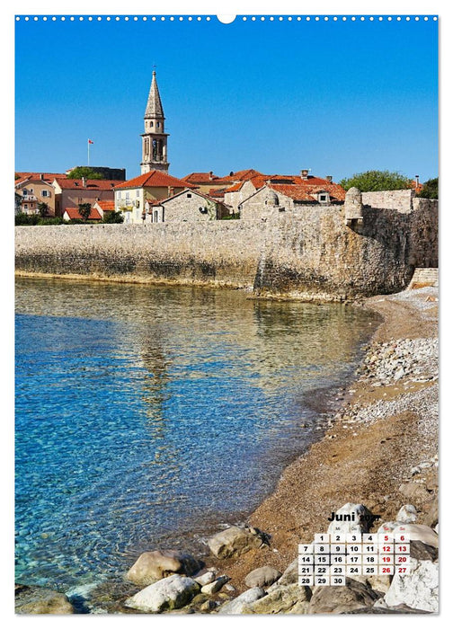 Kirchen rund um die Bucht von Kotor und in Budva (CALVENDO Wandkalender 2027)
