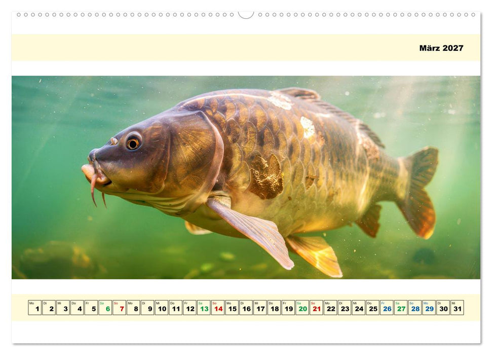 Mit dem Fisheye auf Fisch (CALVENDO Premium Wandkalender 2027)