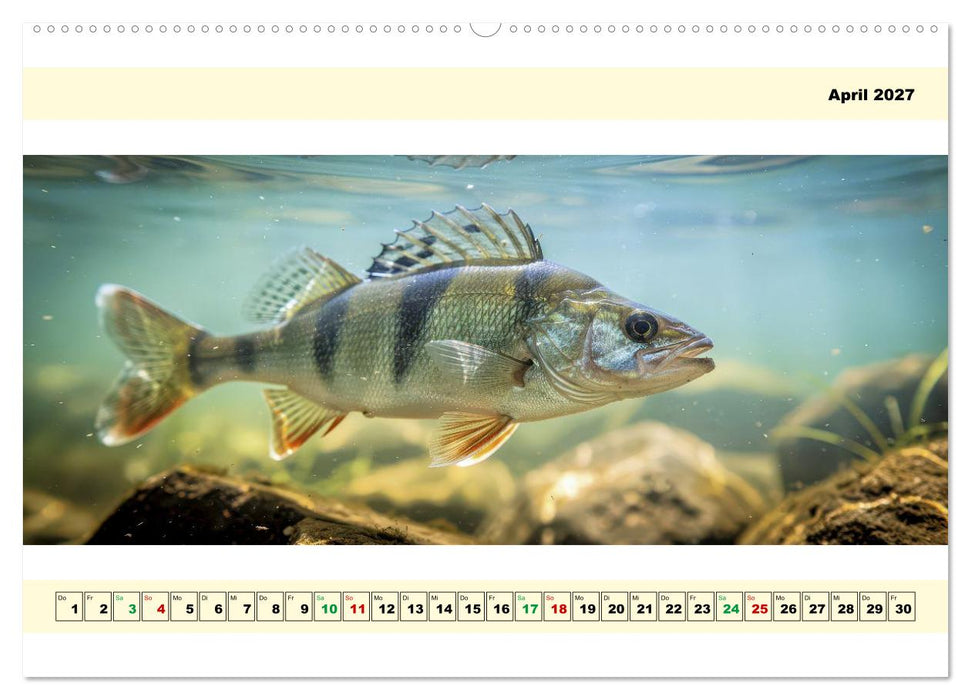 Mit dem Fisheye auf Fisch (CALVENDO Premium Wandkalender 2027)