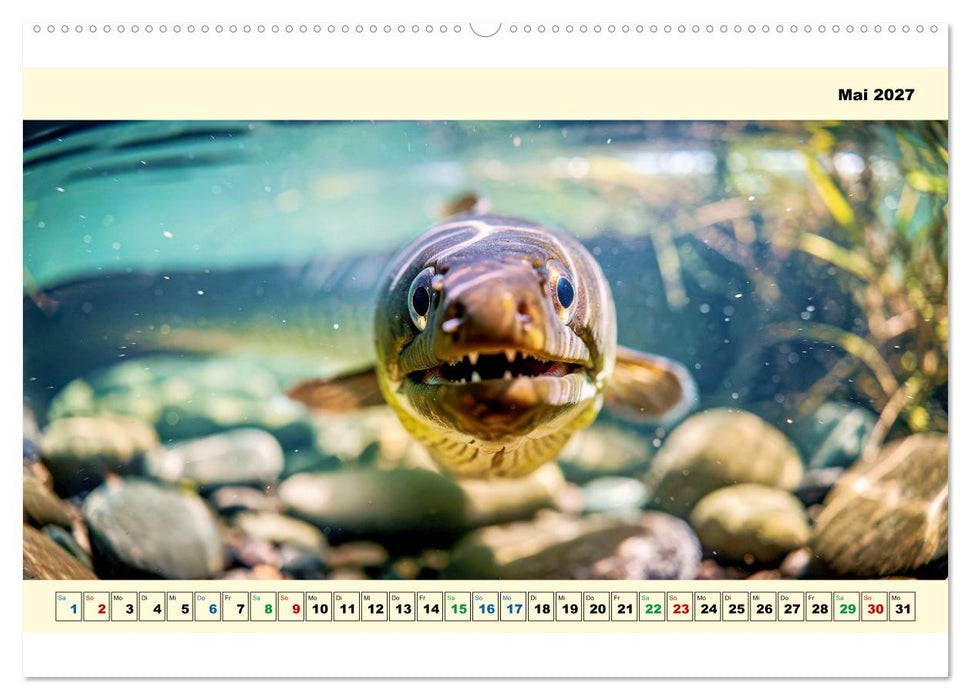 Mit dem Fisheye auf Fisch (CALVENDO Premium Wandkalender 2027)