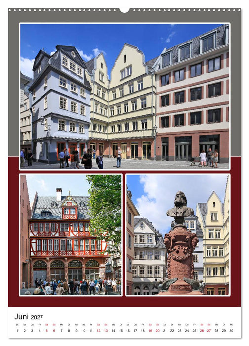 Frankfurt am Main und die schönsten Stadtteilen (CALVENDO Premium Wandkalender 2027)