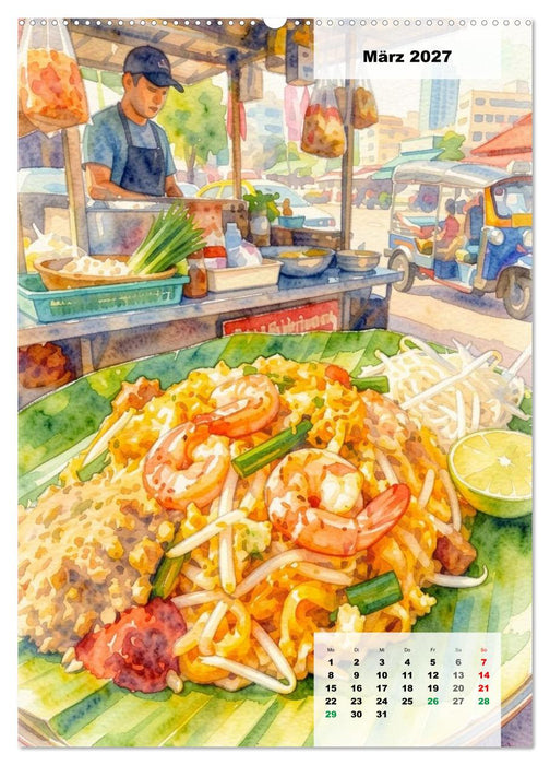 Genusswelten Streetfood (CALVENDO Wandkalender 2027)