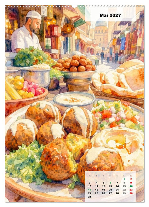Genusswelten Streetfood (CALVENDO Wandkalender 2027)