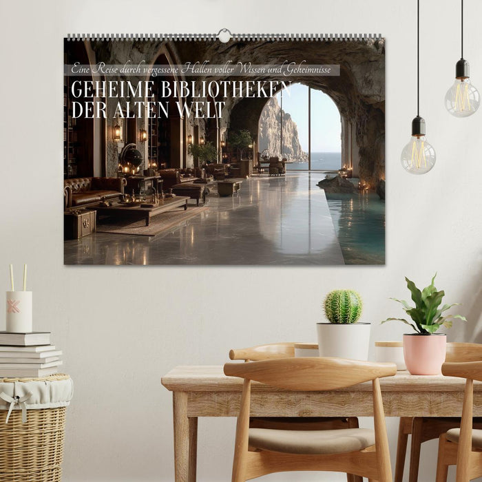 Geheime Bibliotheken der alten Welt (CALVENDO Wandkalender 2027)