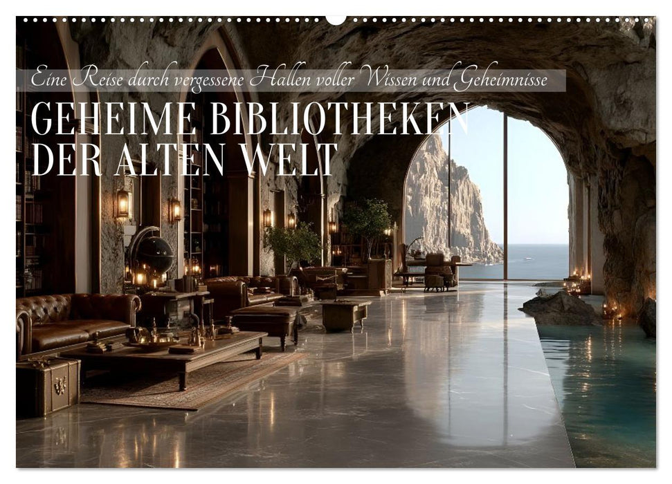 Geheime Bibliotheken der alten Welt (CALVENDO Wandkalender 2027)