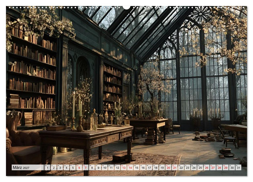 Geheime Bibliotheken der alten Welt (CALVENDO Wandkalender 2027)