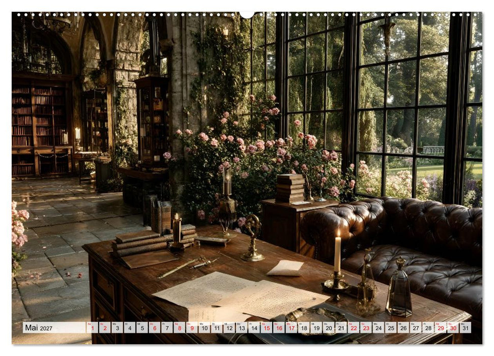 Geheime Bibliotheken der alten Welt (CALVENDO Wandkalender 2027)
