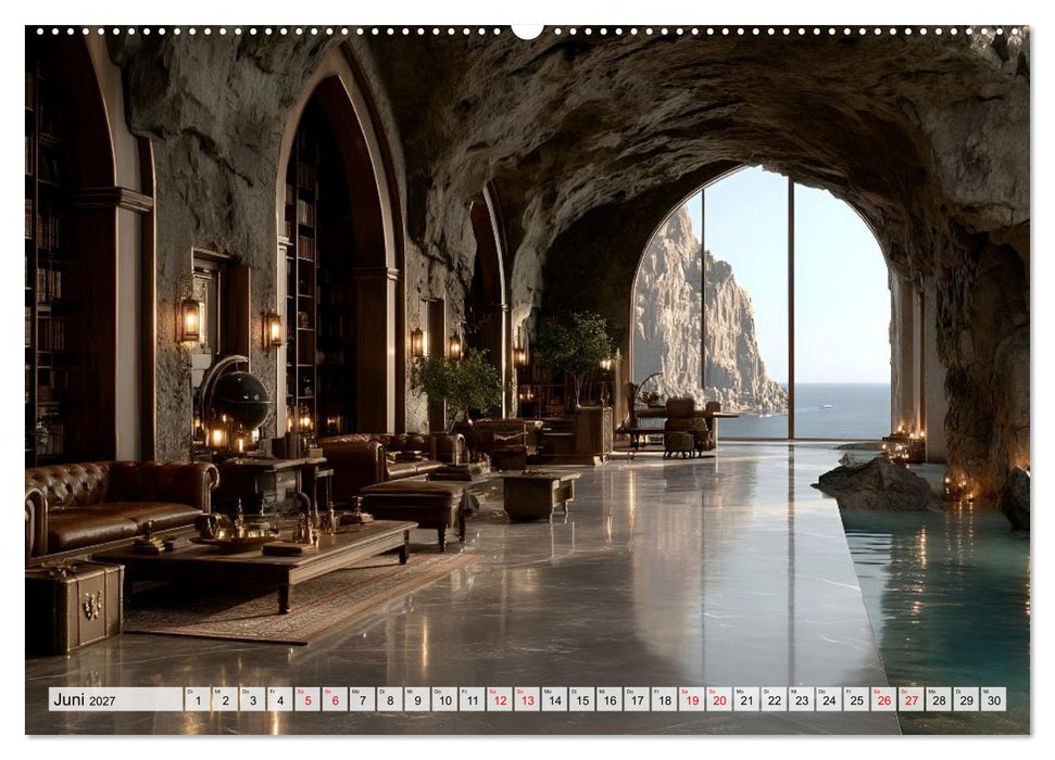 Geheime Bibliotheken der alten Welt (CALVENDO Wandkalender 2027)