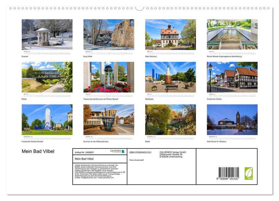 Mein Bad Vilbel (CALVENDO Premium Wandkalender 2027)