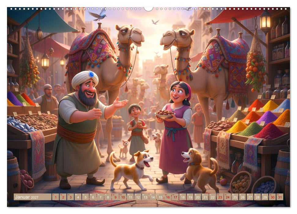 Immer was los auf dem Markt (CALVENDO Wandkalender 2027)