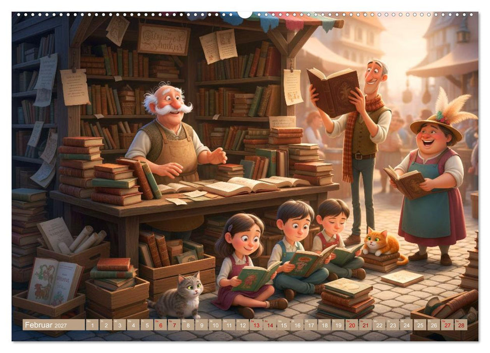 Immer was los auf dem Markt (CALVENDO Wandkalender 2027)