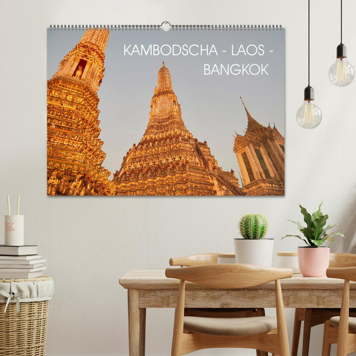 Kambodscha - Laos - Bangkok (CALVENDO Wandkalender 2027)