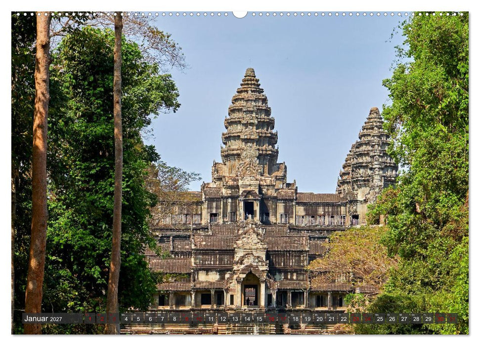 Kambodscha - Laos - Bangkok (CALVENDO Wandkalender 2027)