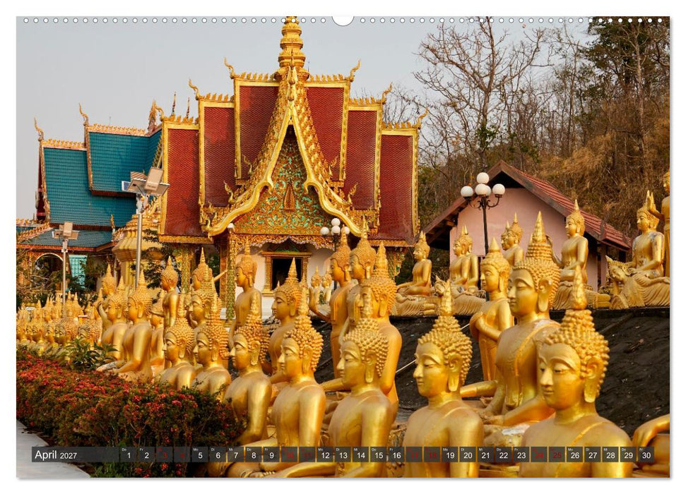 Kambodscha - Laos - Bangkok (CALVENDO Wandkalender 2027)