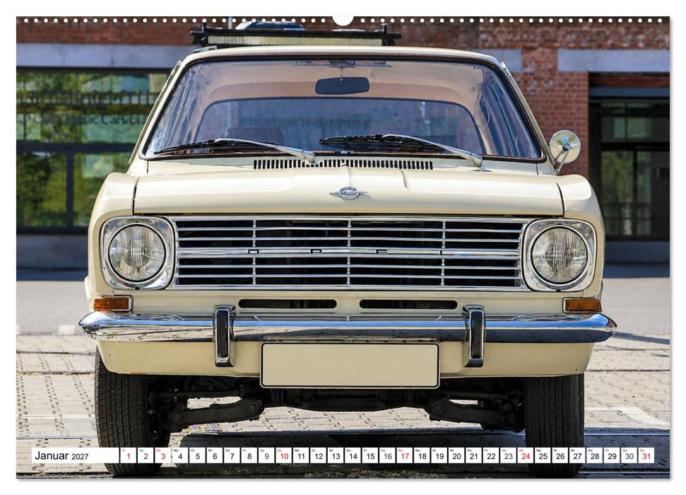 Deutsche Youngtimer vom Frankfurter Taxifahrer Petrus Bodenstaff (CALVENDO Premium Wandkalender 2027)