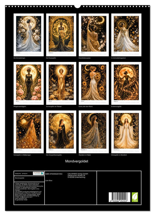 Mondvergoldet (CALVENDO Premium Wandkalender 2027)