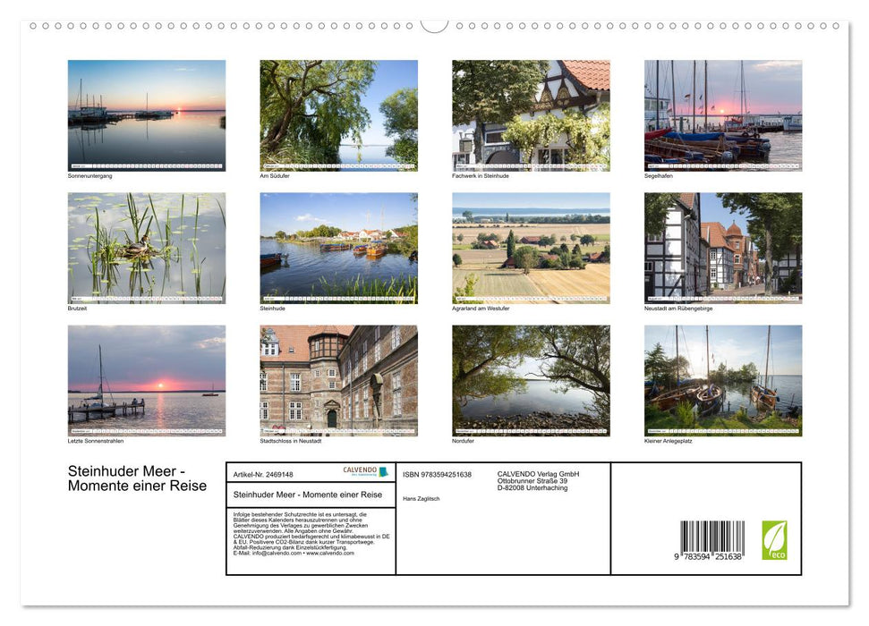 Steinhuder Meer - Momente einer Reise (CALVENDO Premium Wandkalender 2027)