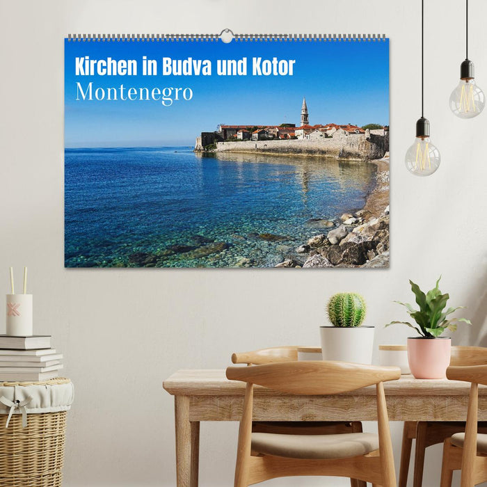 Kirchen in Budva und Kotor - Montenegro (CALVENDO Wandkalender 2027)