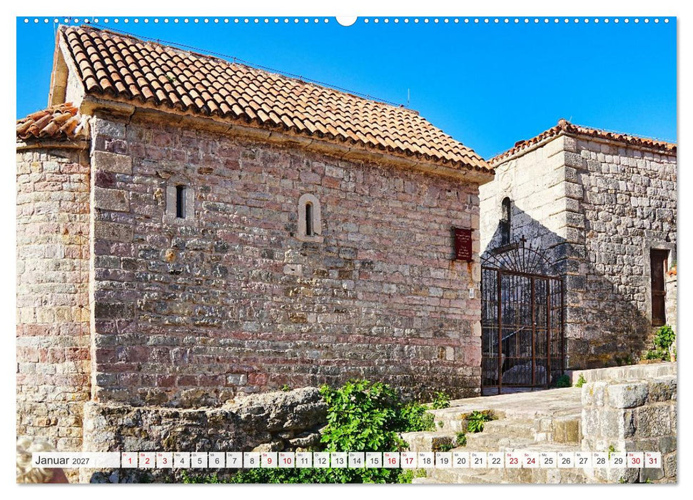 Kirchen in Budva und Kotor - Montenegro (CALVENDO Wandkalender 2027)