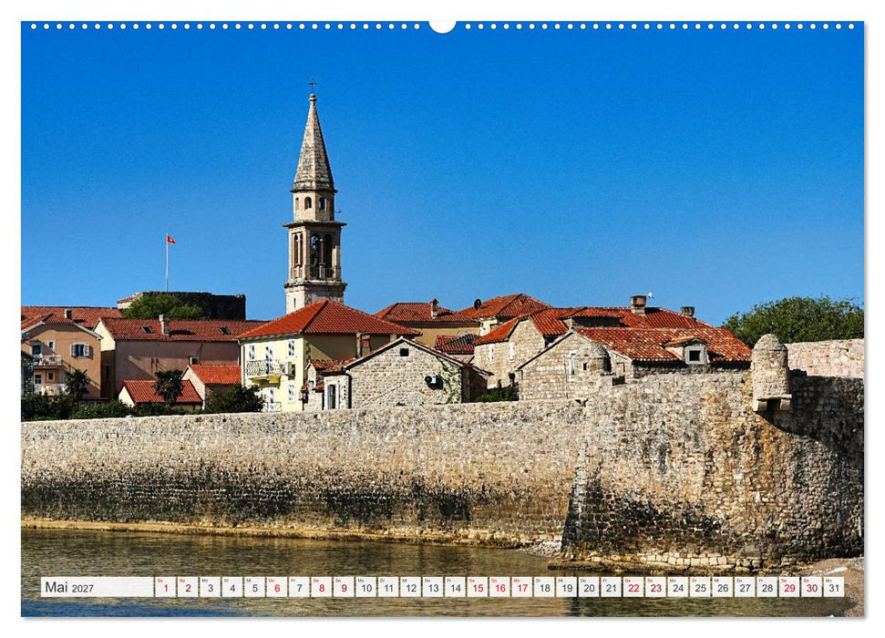 Kirchen in Budva und Kotor - Montenegro (CALVENDO Wandkalender 2027)