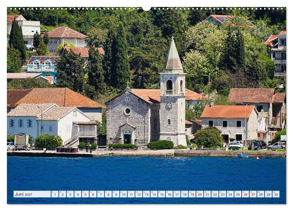 Kirchen in Budva und Kotor - Montenegro (CALVENDO Wandkalender 2027)