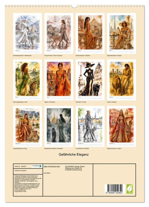 Gefährliche Eleganz (CALVENDO Premium Wandkalender 2027)
