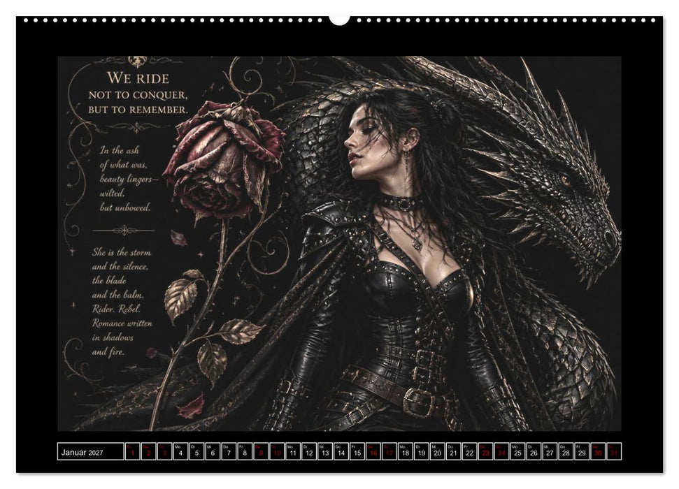 Zwischen Drachenfeuer und Mondschatten (CALVENDO Premium Wandkalender 2027)