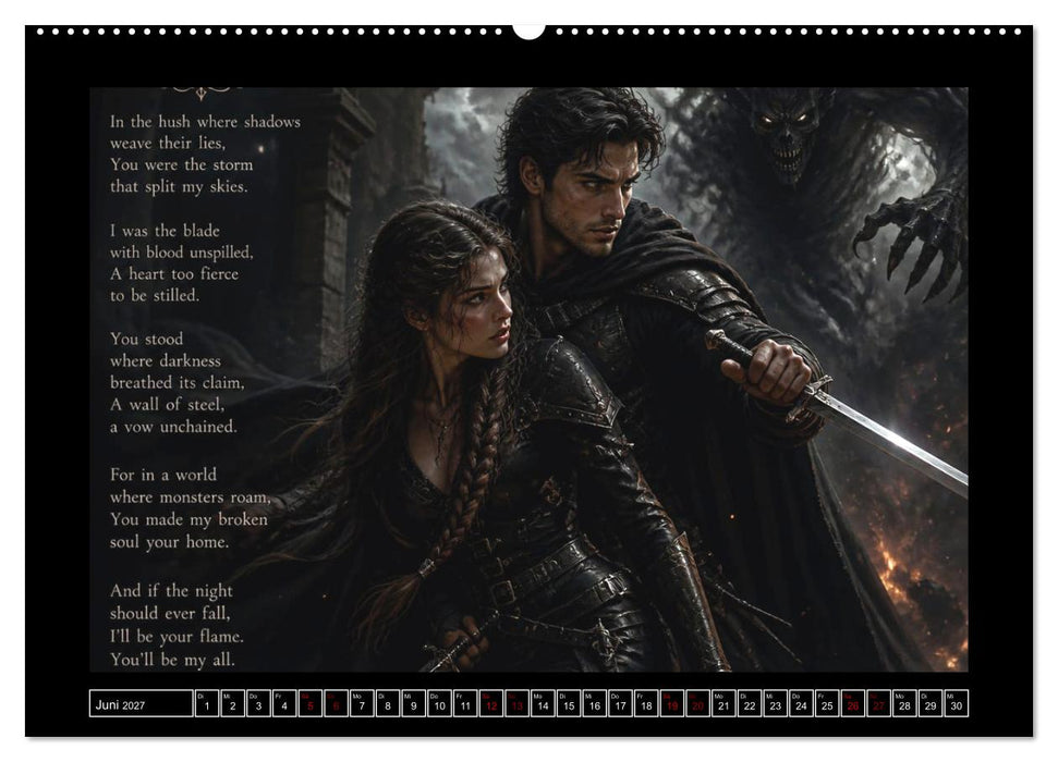 Zwischen Drachenfeuer und Mondschatten (CALVENDO Premium Wandkalender 2027)