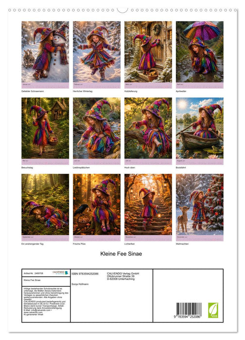 Kleine Fee Sinae (CALVENDO Premium Wandkalender 2027)