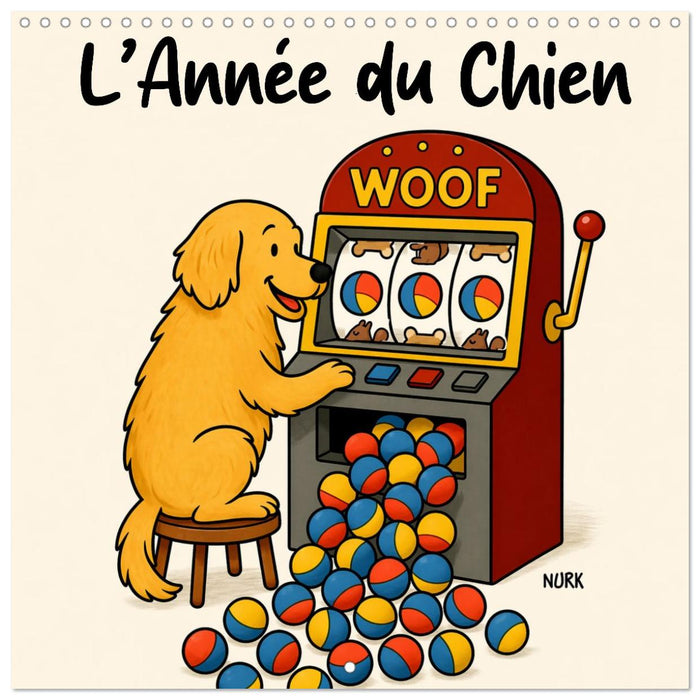 L'Année du Chien (CALVENDO Calendrier mensuel 2027)