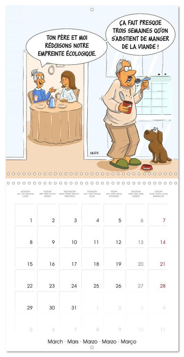 L'Année du Chien (CALVENDO Calendrier mensuel 2027)