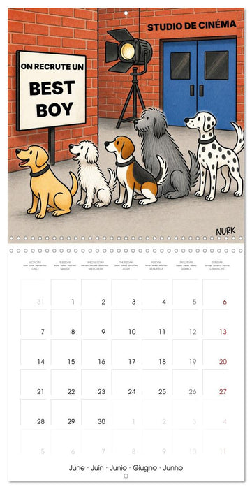 L'Année du Chien (CALVENDO Calendrier mensuel 2027)