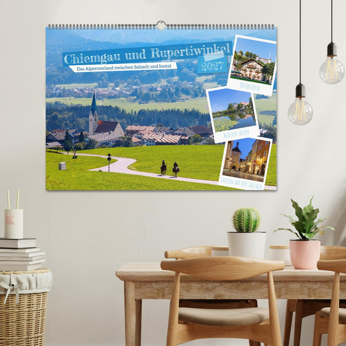 Chiemgau und Rupertiwinkel. Das Alpenvorland zwischen Salzach und Inntal (CALVENDO Wandkalender 2027)