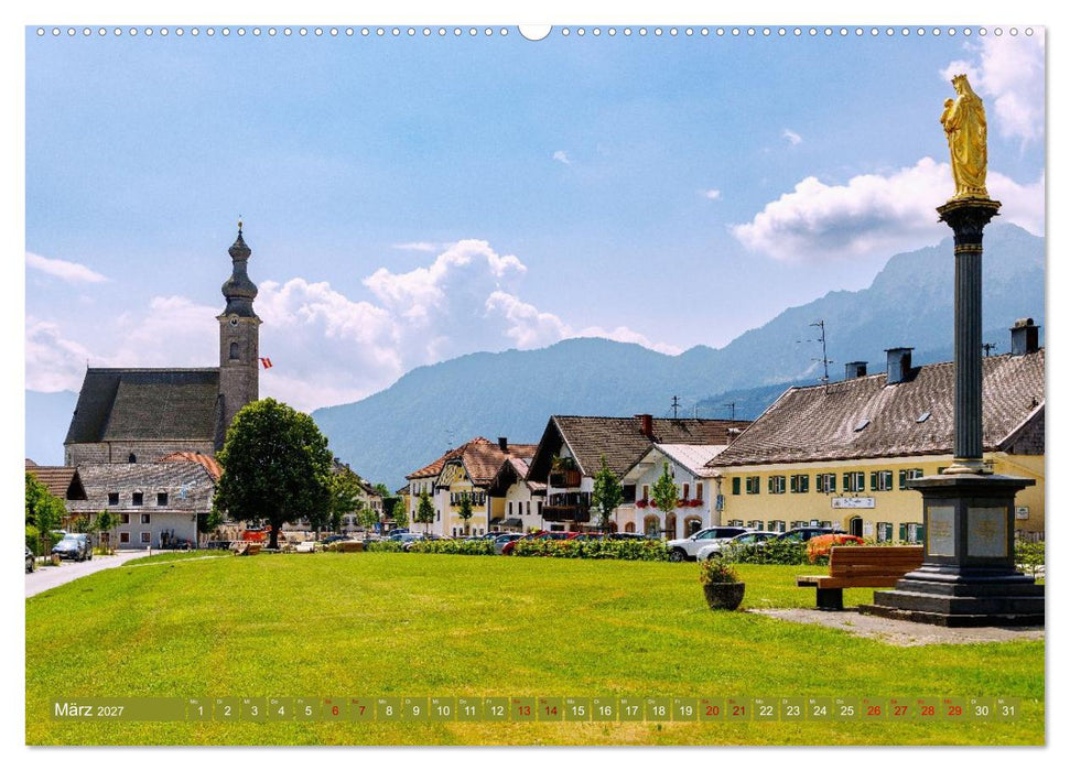 Chiemgau und Rupertiwinkel. Das Alpenvorland zwischen Salzach und Inntal (CALVENDO Wandkalender 2027)