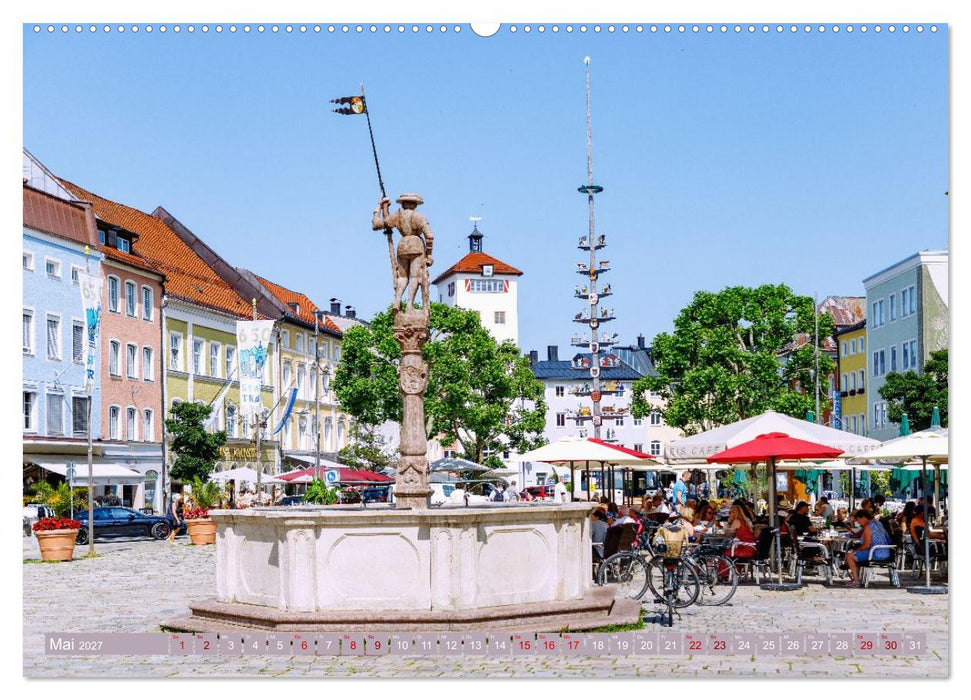 Chiemgau und Rupertiwinkel. Das Alpenvorland zwischen Salzach und Inntal (CALVENDO Wandkalender 2027)