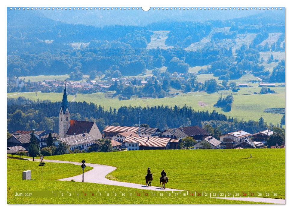 Chiemgau und Rupertiwinkel. Das Alpenvorland zwischen Salzach und Inntal (CALVENDO Wandkalender 2027)