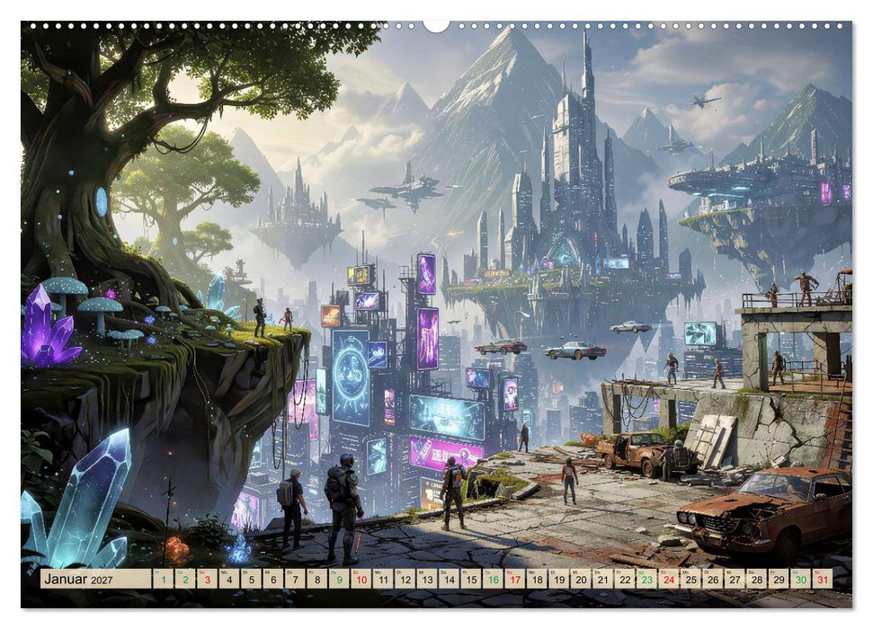 Spielewelten (CALVENDO Wandkalender 2027)
