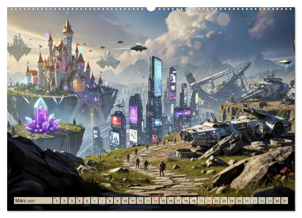 Spielewelten (CALVENDO Wandkalender 2027)