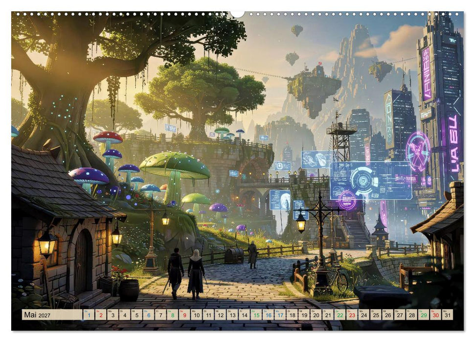 Spielewelten (CALVENDO Wandkalender 2027)