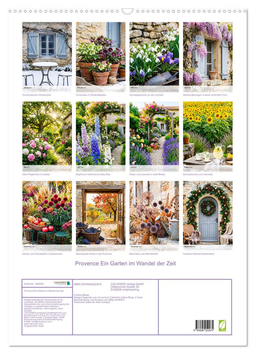 Provence Ein Garten im Wandel der Zeit (CALVENDO Wandkalender 2027)